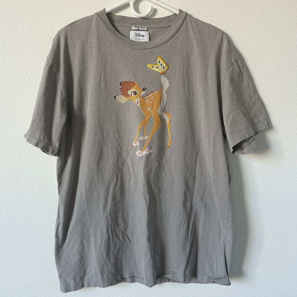 Mui Mui x Disney Bambi T-Shirt Size Medium